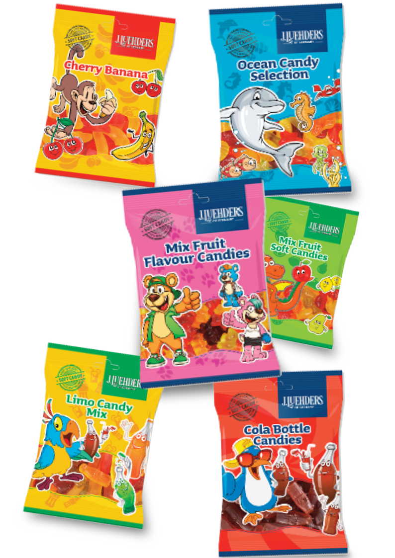 Halal-certified comic series fruit gummies